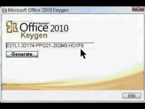 free office 2010 activation key